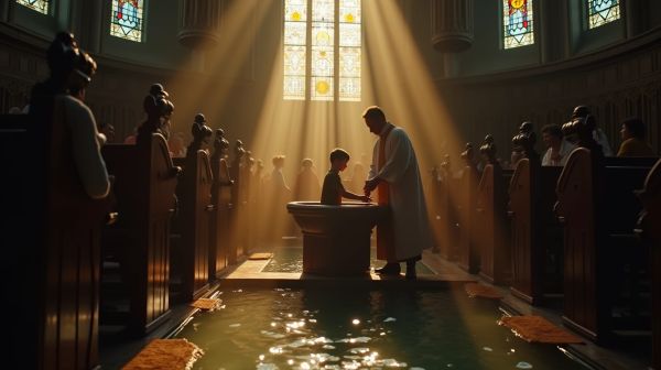 Comprendre le baptême catholique : rite et signification